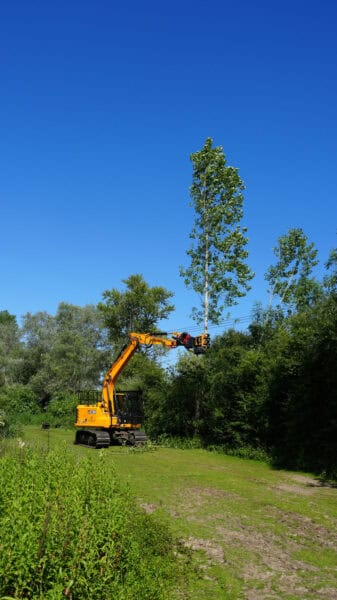 Powerhand Tiltrotator Grapple Saw Jcbwi